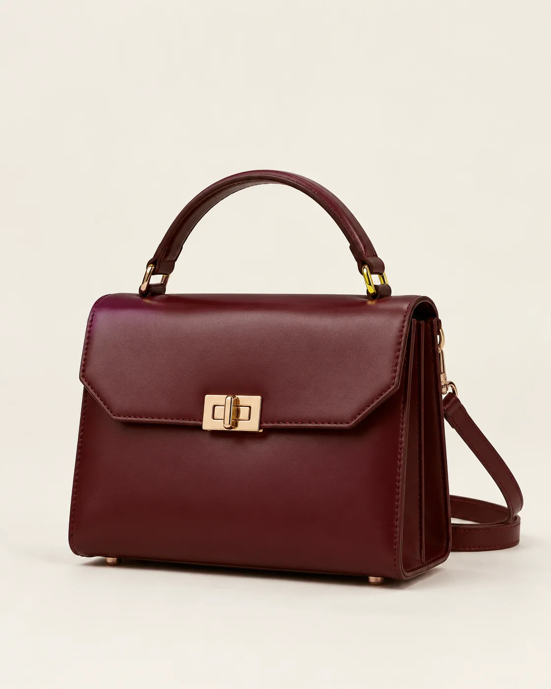 Previous boxy top-handle satchel concept for private label development